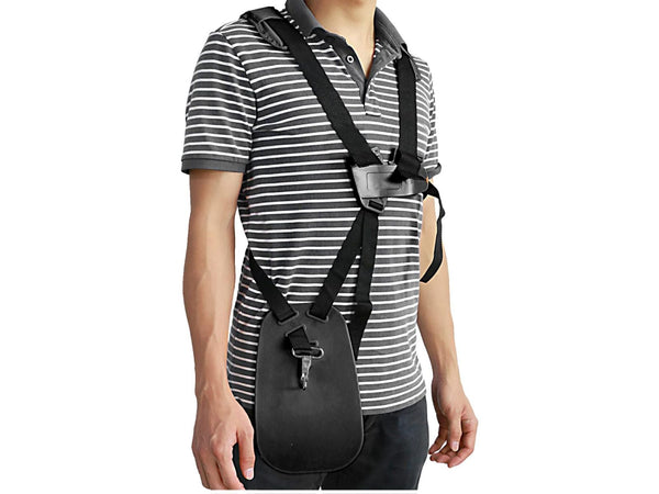 Adjustable Weed Eater Strap Harness for Stihl Ryobi Black