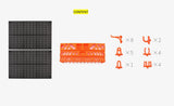 27pcs Tool Board Pegboard Organizer Wall Tool Storage Panel Hooks