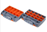 2 Sided 30 Compartment Adjustable Storage Box Organiser