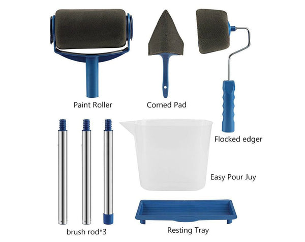 New Paint Roller Set Clearance 8Pcs/set Paint Roller Set