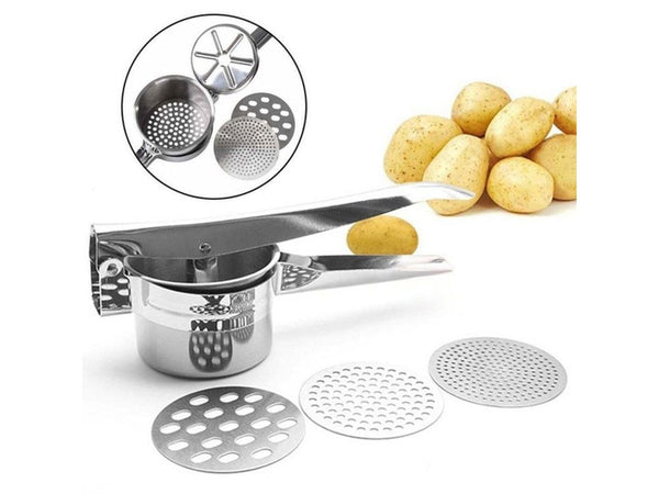 Manual Potato Ricer Masher Fruit Press Juicer Crusher Squeeze Tool