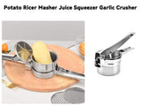 Manual Potato Ricer Masher Fruit Press Juicer Crusher Squeeze Tool