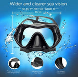 Snorkeling Diving Mask Scuba Snorkel Set - Teal