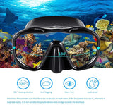 Snorkeling Diving Mask Scuba Snorkel Set - Teal