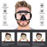 Snorkeling Diving Mask Scuba Snorkel Set - Teal