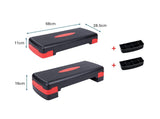 68cm Multi-Level Stepper Aerobic Step Board Height Adjustable Non-Slip