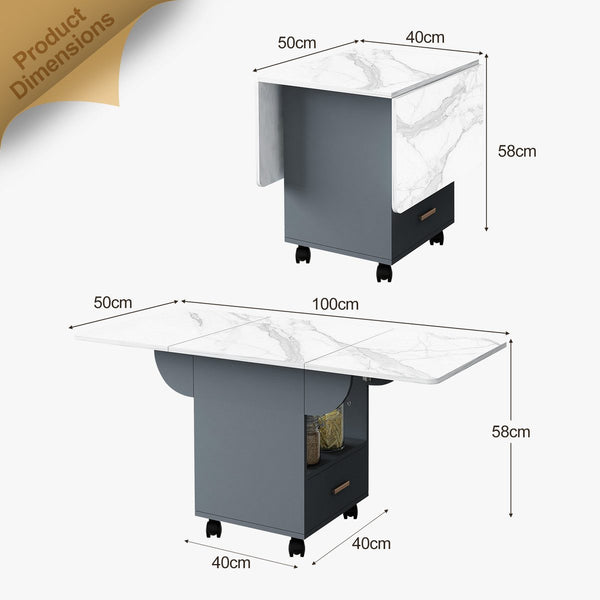 Folding Dining Table Set
