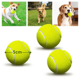 Dog Ball Launcher Thrower Automatic Tennis Fetch Throwing Machine with 3 Balls
