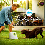 Dog Ball Launcher Thrower Automatic Tennis Fetch Throwing Machine with 3 Balls