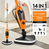 13-in-1 Handheld Steam Cleaner Mop with Accessories