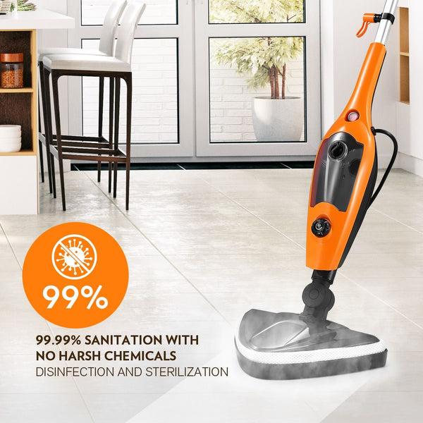 13-in-1 Handheld Steam Cleaner Mop with Accessories