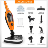 13-in-1 Handheld Steam Cleaner Mop with Accessories