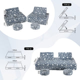 Kids Sofa Set 6Pcs Play Couch Lounge Chair Folding Toddler Cushion Cover