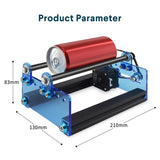 Laser Rotary Roller Cutter Module for Cylindrical Objects Cans Adjustable Width