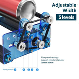 Laser Rotary Roller Cutter Module for Cylindrical Objects Cans Adjustable Width