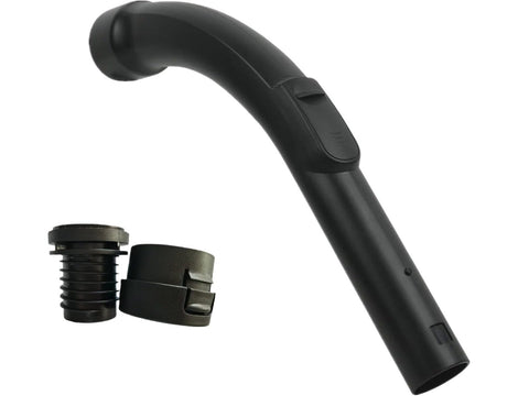 Curved Handle Hose Wand with Hose End Cuff and Click Ring Fit Miele Vacuum