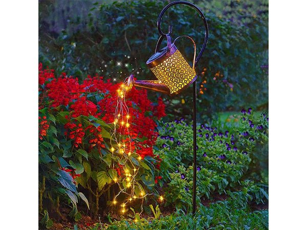 Solar Lights watering can Kettle Art Light Sale NZ Stock Deal