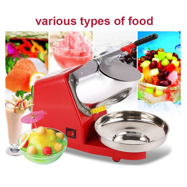 Ice Shaver Machine ,Four-blade Ice Shredder