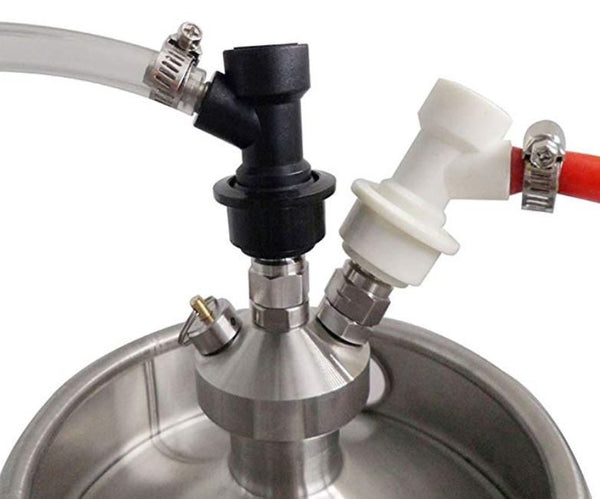 Mini Keg Beer Dispenser Beer Growler Spear Tap Dispenser Adapter Gas Liquid