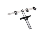 Adjustable Drill Punch Locator Guide Measuring Ruler Template Punch Shower