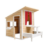 Kids Wooden Cubby House Playhouse