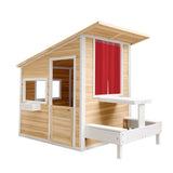 Kids Wooden Cubby House Playhouse