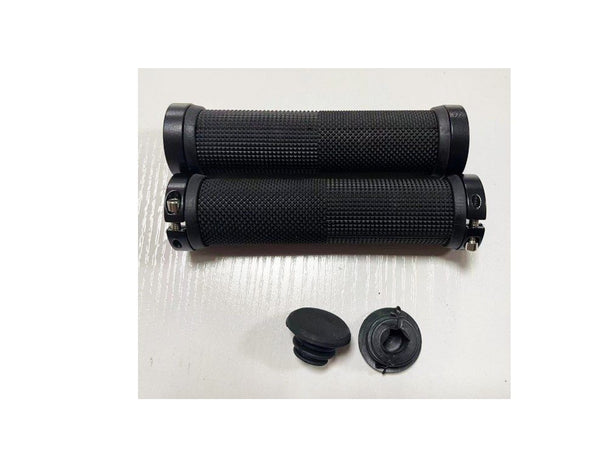 1pair Black Bike Rubber Grips Handlebar Antislip Bicycle Plugs Bike Grips