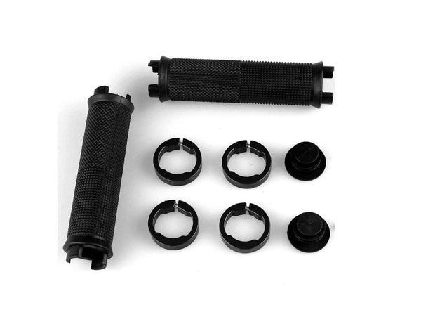 1pair Black Bike Rubber Grips Handlebar Antislip Bicycle Plugs Bike Grips