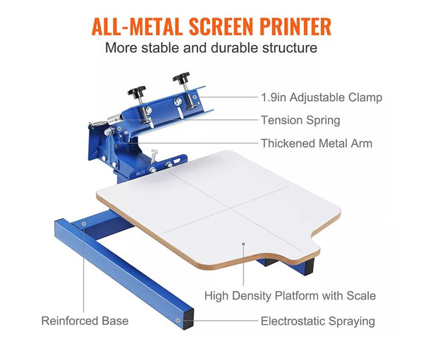 1 Station Screen Printing Machine