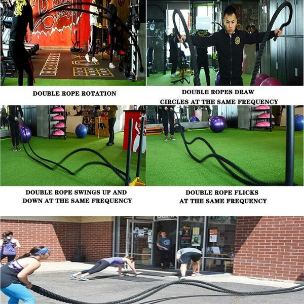 38mmX9m Battle Rope Undulation Rope