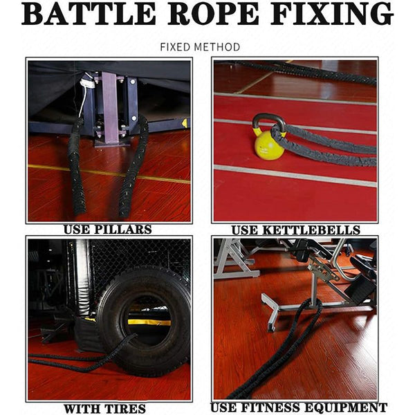 38mmX9m Battle Rope Undulation Rope