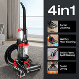 Carpet Cleaner 4in1 Upholstery Vacuum Heater for Wet Dry Hard Floor Fast Drying