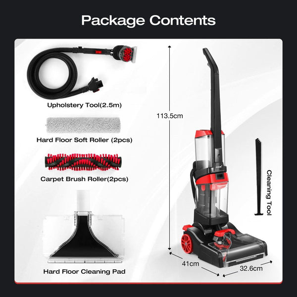 Carpet Cleaner 4in1 Upholstery Vacuum Heater for Wet Dry Hard Floor Fast Drying