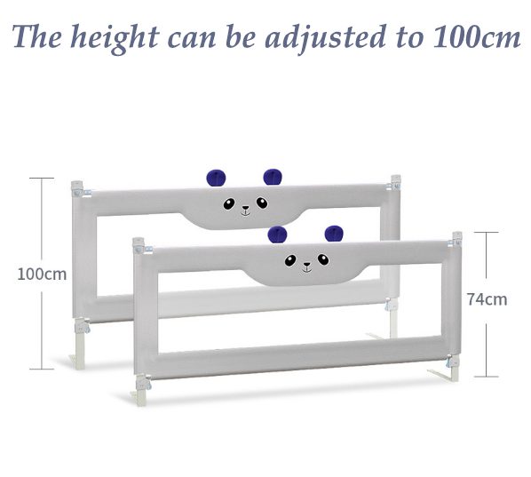 Baby Bed Rail 1.5m, Kids Safe Toddler Fence 150cm