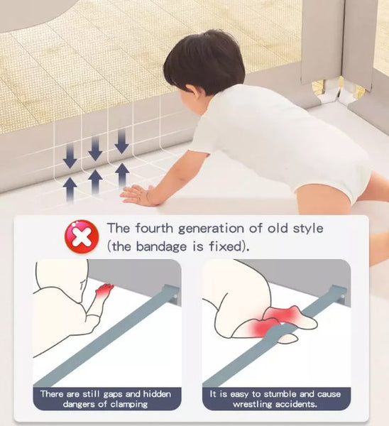 Baby Bed Rail 1.5m, Kids Safe Toddler Fence 150cm