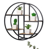 Wall Hanging Shelf Flower Holder Bracket Storage Rack Display Home