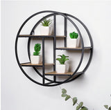 Wall Hanging Shelf Flower Holder Bracket Storage Rack Display Home