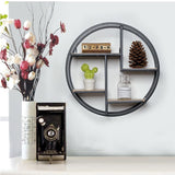 Wall Hanging Shelf Flower Holder Bracket Storage Rack Display Home