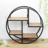 Wall Hanging Shelf Flower Holder Bracket Storage Rack Display Home