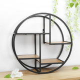 Wall Hanging Shelf Flower Holder Bracket Storage Rack Display Home