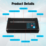 Tattoo Stencil Printer Maker Thermal Transfer Drawing Copier Body Art Machine A4