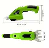 2 in 1 Cordless Hedge Trimmer and Grass Shear