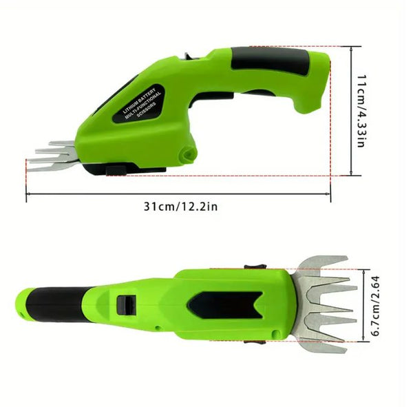 2 in 1 Cordless Hedge Trimmer and Grass Shear