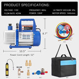 4CFM 1/4HP Vacuum Suction Pump