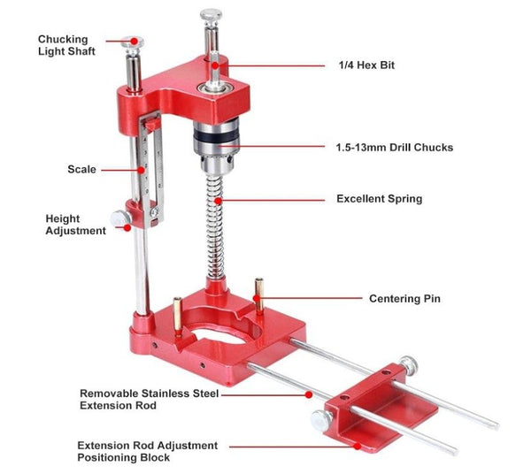 Woodworking Drill guide Wood Locator Template Drill Guide Tool