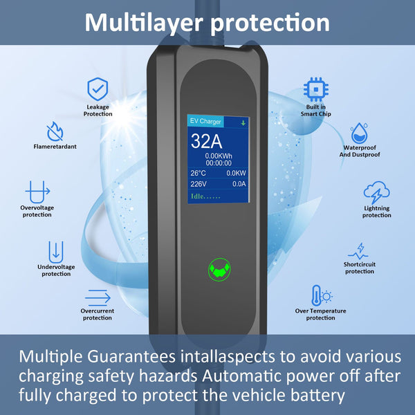 EV Charger Electric Vehicle Portable Charger
