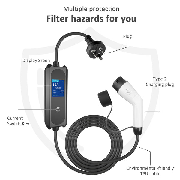 EV Charger Electric Vehicle Portable Charger
