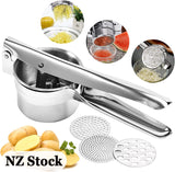 Manual Potato Ricer Masher Fruit Press Juicer Crusher Squeeze Tool