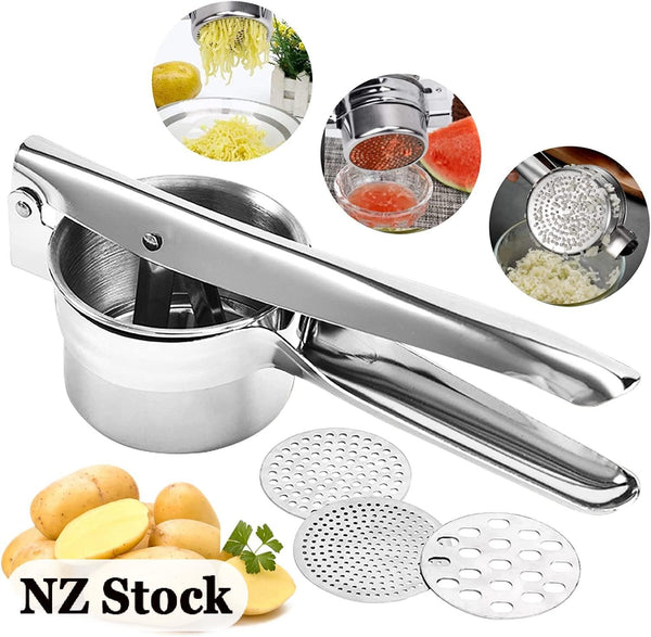 Manual Potato Ricer Masher Fruit Press Juicer Crusher Squeeze Tool