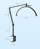 Half Moon Light for Lashes, LED Nail Desk Lamp, Lash Light for Eyelash